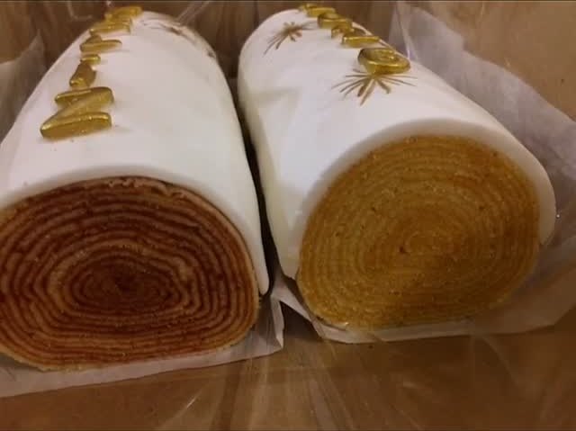 Bolo de rolo tradicional de goiabada